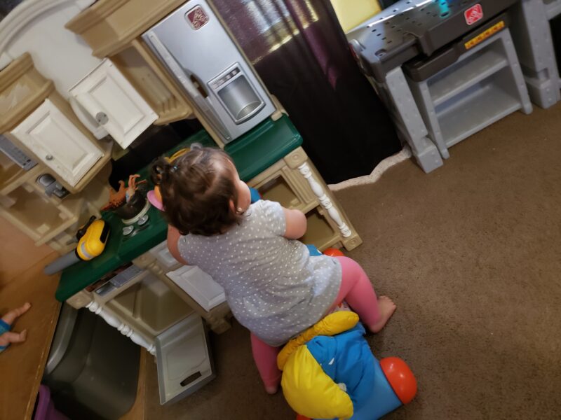 Children playing indoors